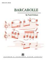 Barcarolle Concert Band sheet music cover